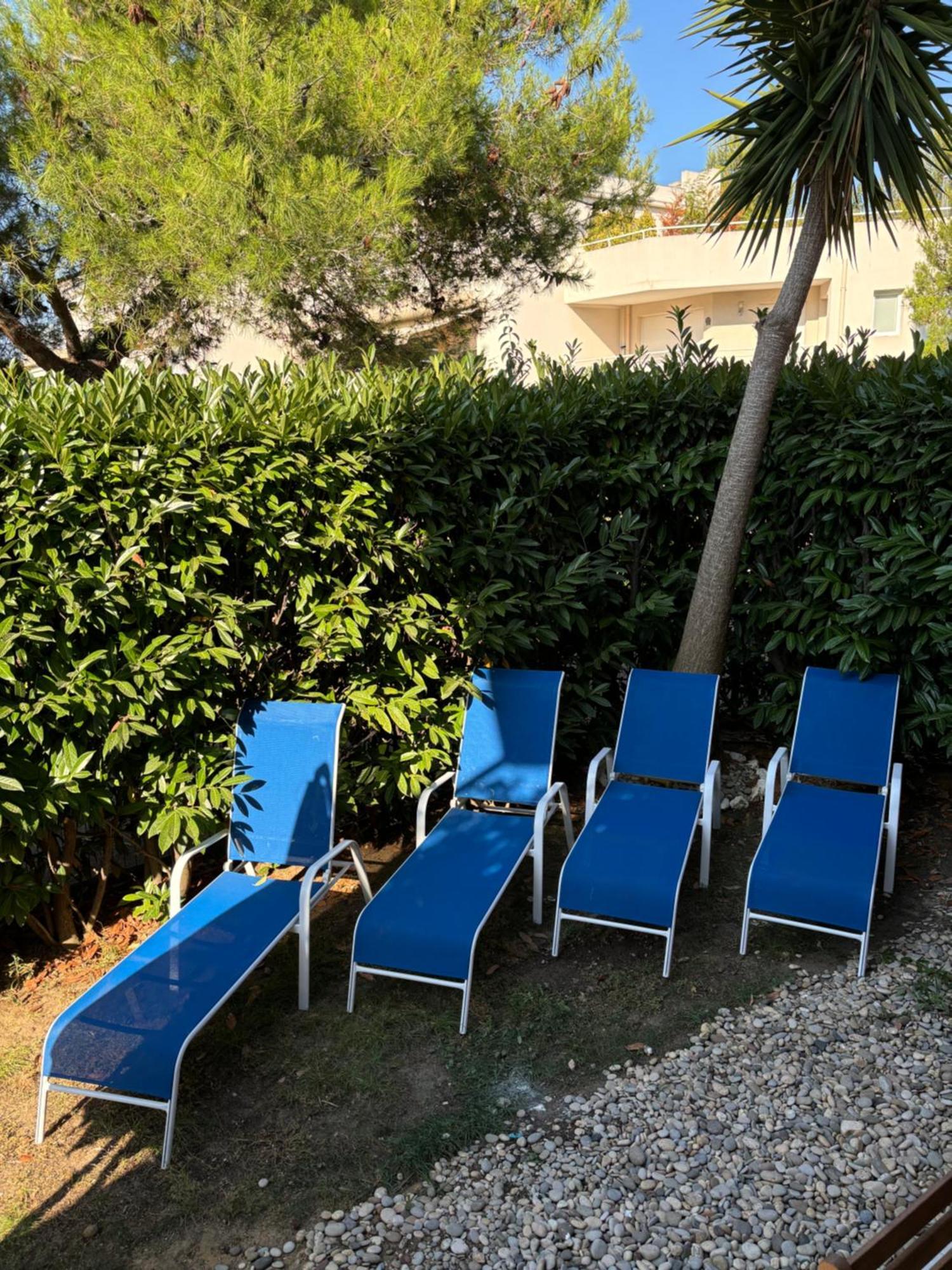 Beachside Apartment With Pool & Garden In Juan Les Pins Antibes Luaran gambar