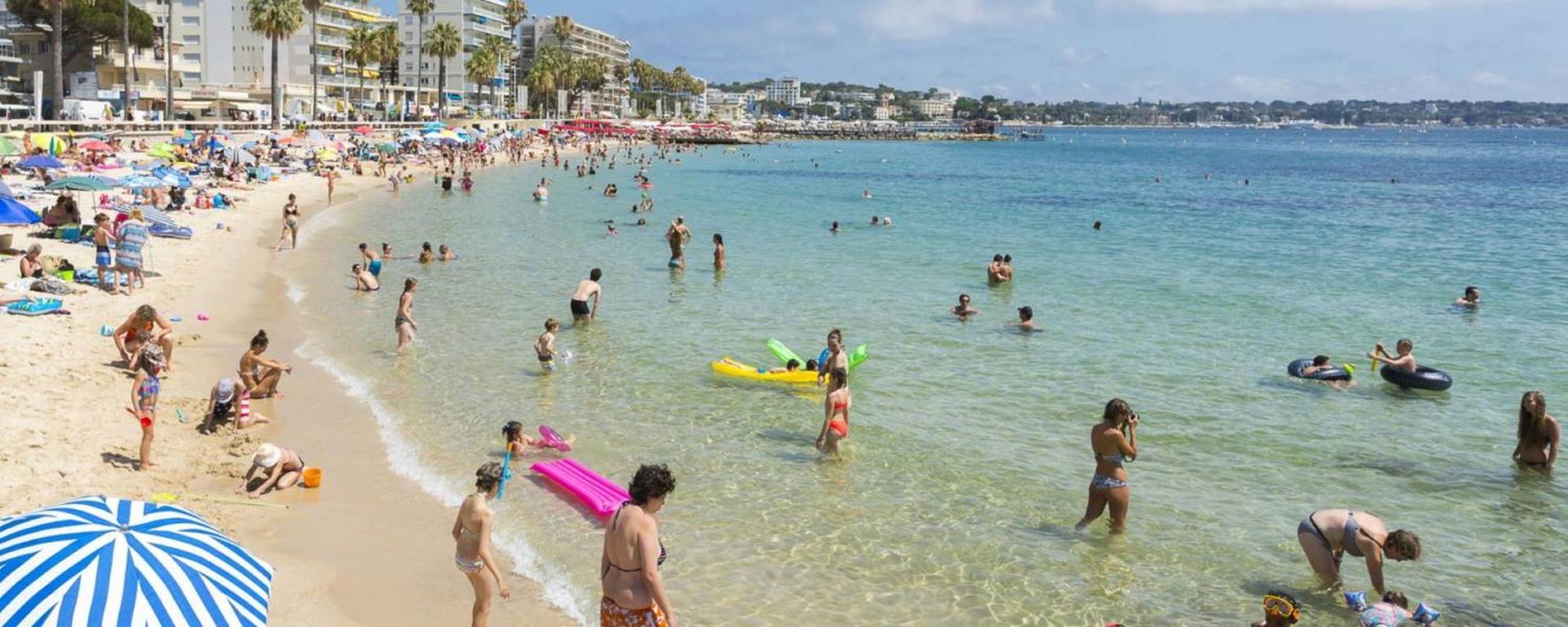 Beachside Apartment With Pool & Garden In Juan Les Pins Antibes Luaran gambar